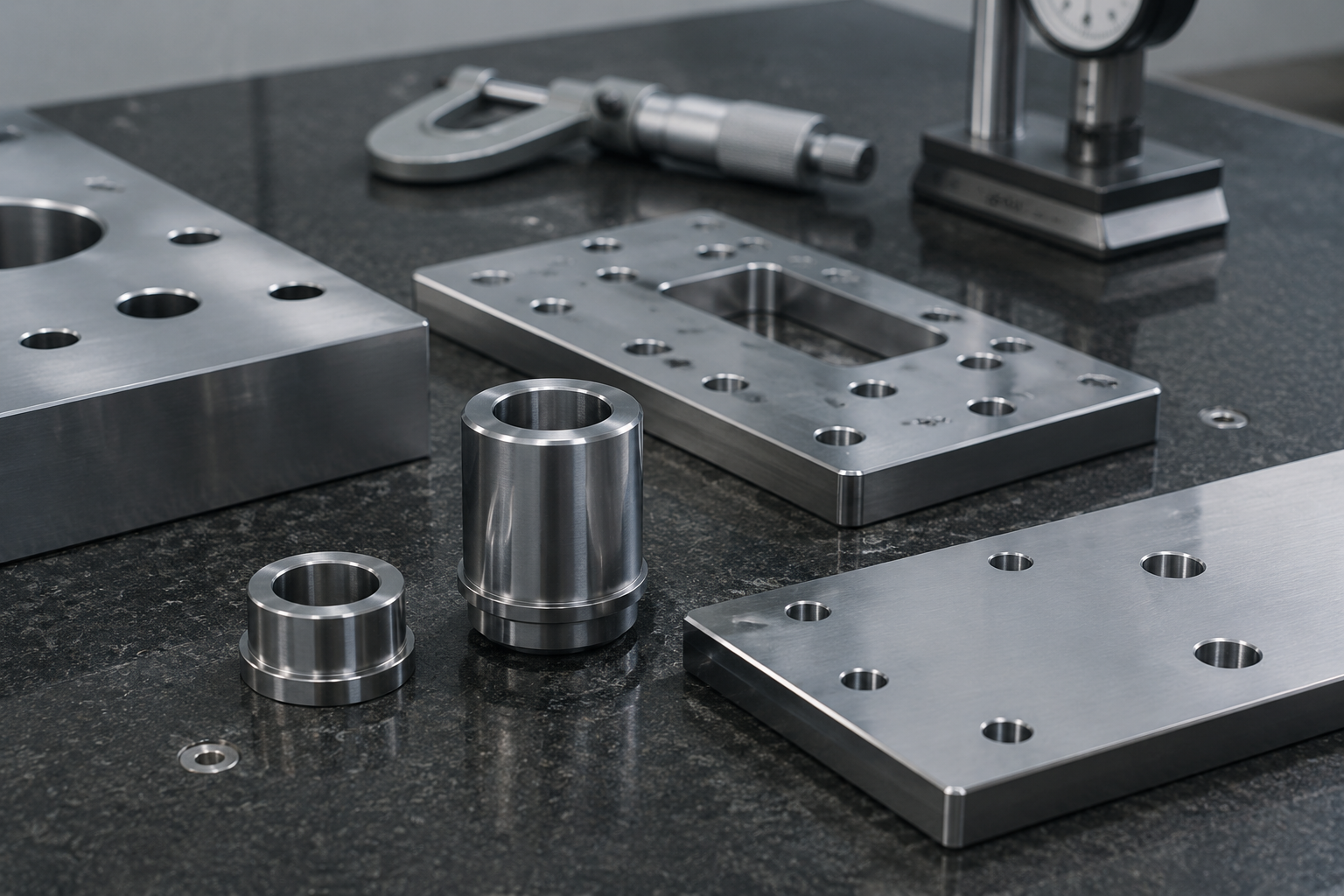 Precision grinding for flatness and bearing surfaces